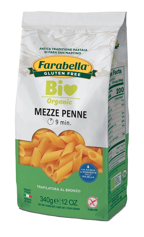 FARABELLA BIO MEZZE PENNE MAIS RISO 340 G - Farmacia Dott. Pasquale Russo
