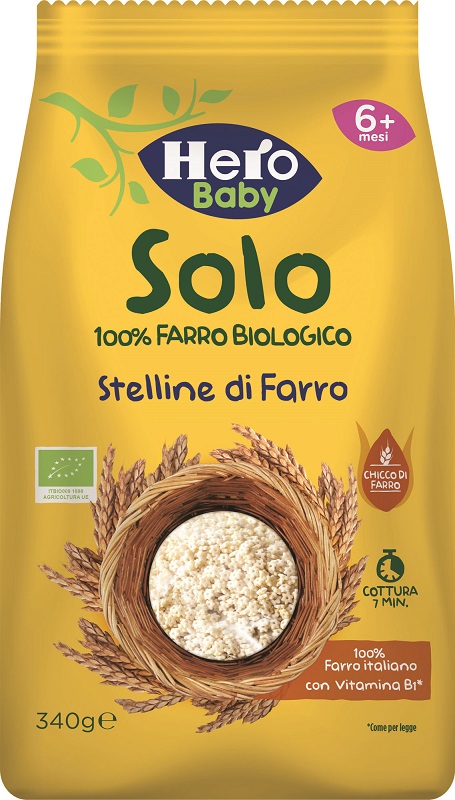 HERO SOLO PASTINA DI FARRO 100% BIO 340 G - Farmacia Dott. Pasquale Russo