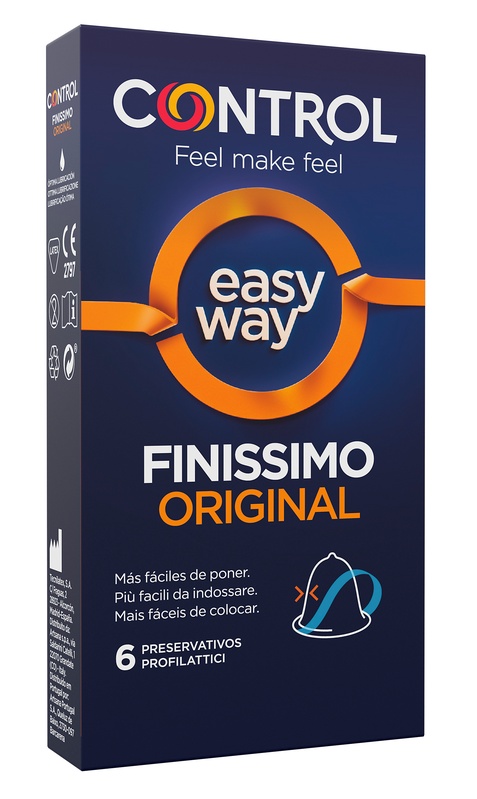 PROFILATTICO CONTROL EASY WAY FINISSIMO ORIGINAL 6 PEZZI - Farmacia Dott. Pasquale Russo