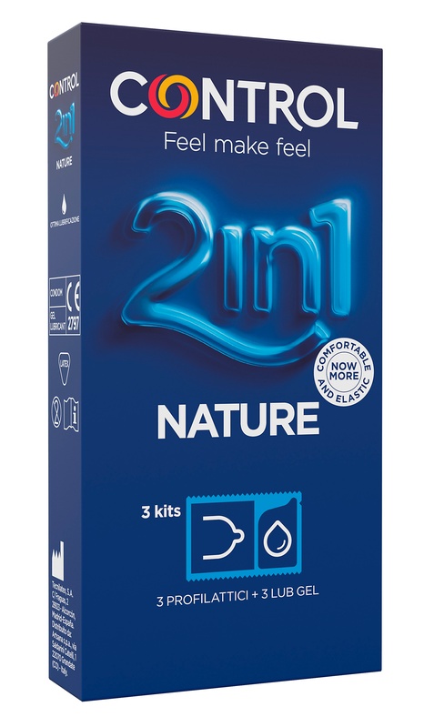 CONTROL 2IN1 NATURE 2,0 + NATURE LUBE 3+ 3 PEZZI - Farmacia Dott. Pasquale Russo