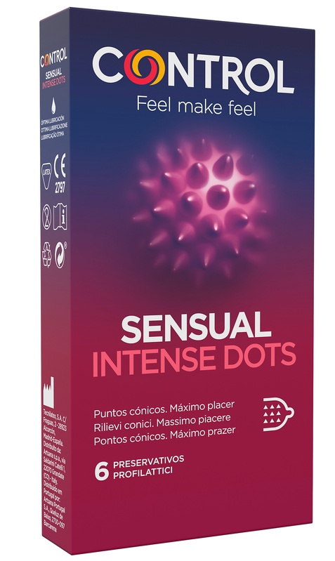 CONTROL SENSUAL INTENSE DOTS 6 PEZZI - Farmacia Dott. Pasquale Russo