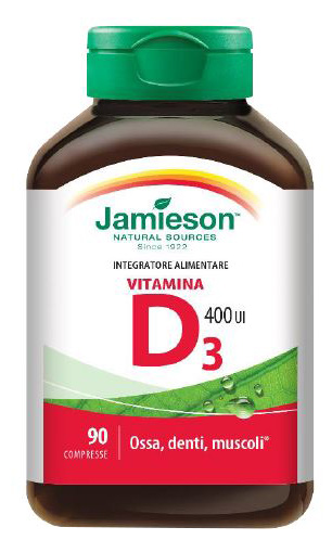 JAMIESON VITAMINA D 400 90 COMPRESSE - Farmacia Dott. Pasquale Russo