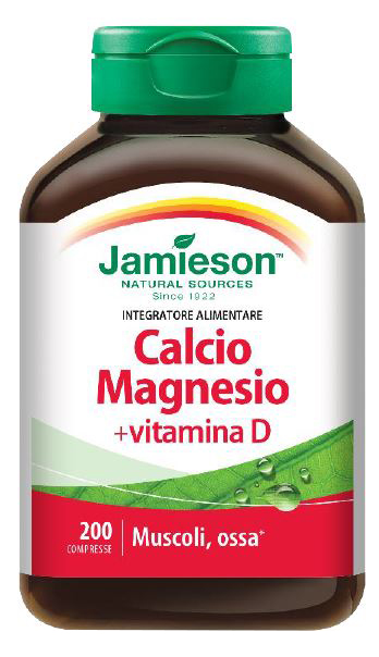 JAMIESON CALCIO MAGNESIO CON VITAMINA D 200 COMPRESSE - Farmacia Dott. Pasquale Russo