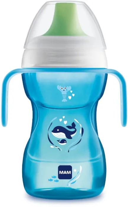MAM TAZZA FUN TO DRINK 270 ML 8+ BECCUCCIO RIGIDO MASCHIO - Farmacia Dott. Pasquale Russo