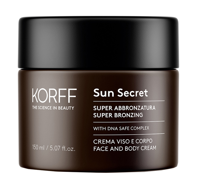 KORFF SUN SECRET CREMA SUPERABBRONZANTE 150 ML - Farmacia Dott. Pasquale Russo