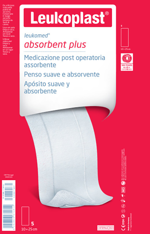 LEUKOMED MEDICAZIONE POST-OPERATORIA IN TESSUTO NON TESSUTO 10 X 25 CM - Farmacia Dott. Pasquale Russo