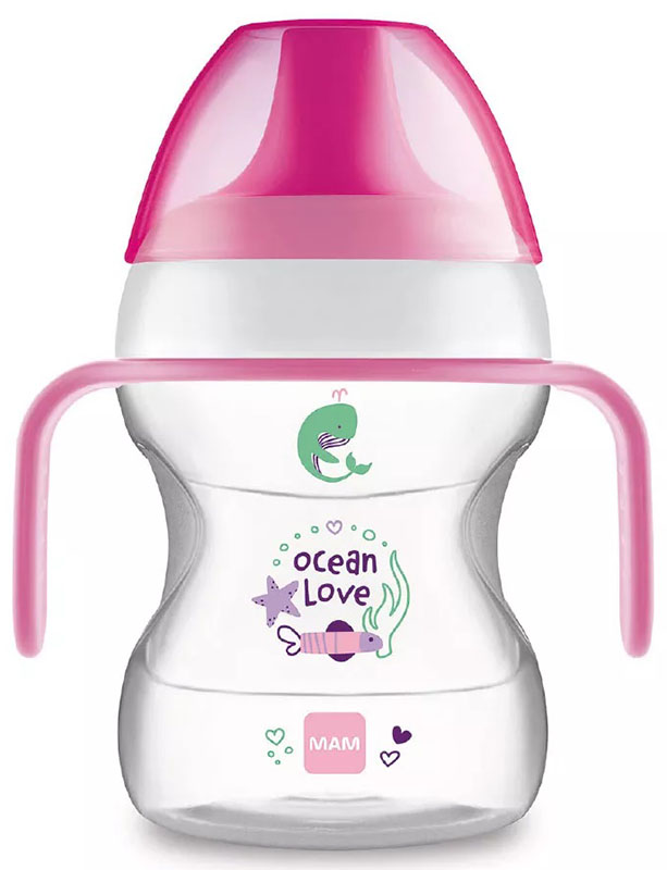 MAM LEARN TO DRINK CUP 190 ML 6+ BECCUCCIO RIGIDO FEMMINA - Farmacia Dott. Pasquale Russo