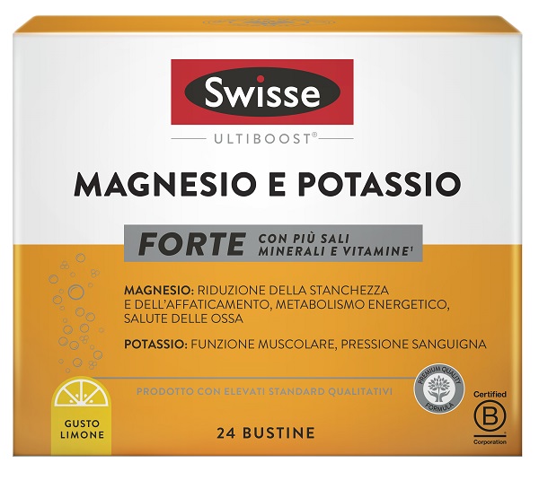 SWISSE MAGNESIO POTASSIO FORTE 24 BUSTINE - Farmacia Dott. Pasquale Russo