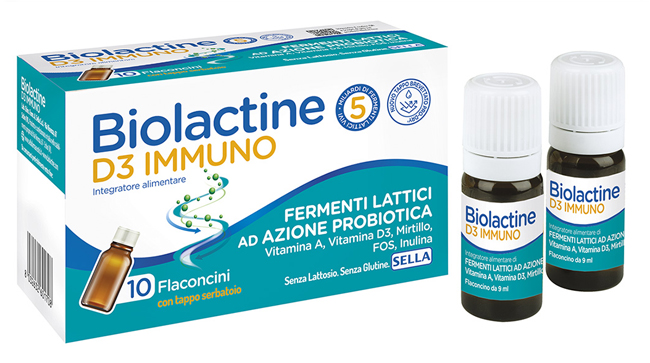 BIOLACTINE D3 IMMUNO 10 FLACONCINI - Farmacia Dott. Pasquale Russo