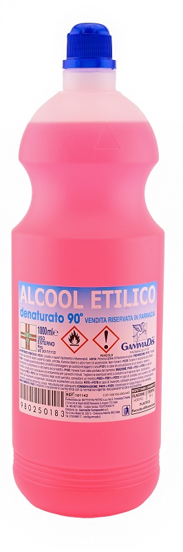 ALCOOL ETILICO DENATURATO 90 GRADI 1 LITRO - Farmacia Dott. Pasquale Russo
