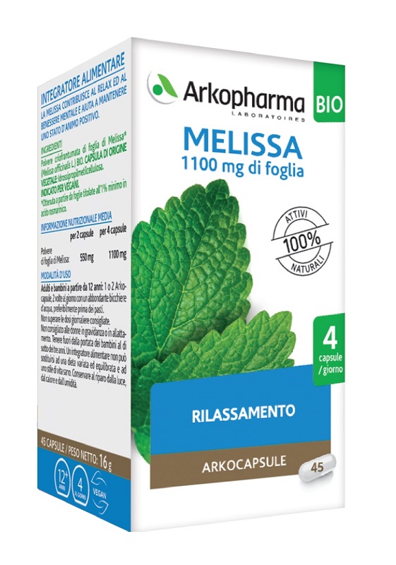 ARKOCPS MELISSA 45 CAPSULE BIO - Farmacia Dott. Pasquale Russo