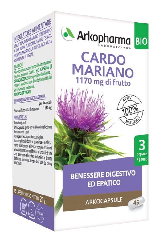 ARKO CAPSULE CARDO MARIANO 45 CAPSULE BIO - Farmacia Dott. Pasquale Russo