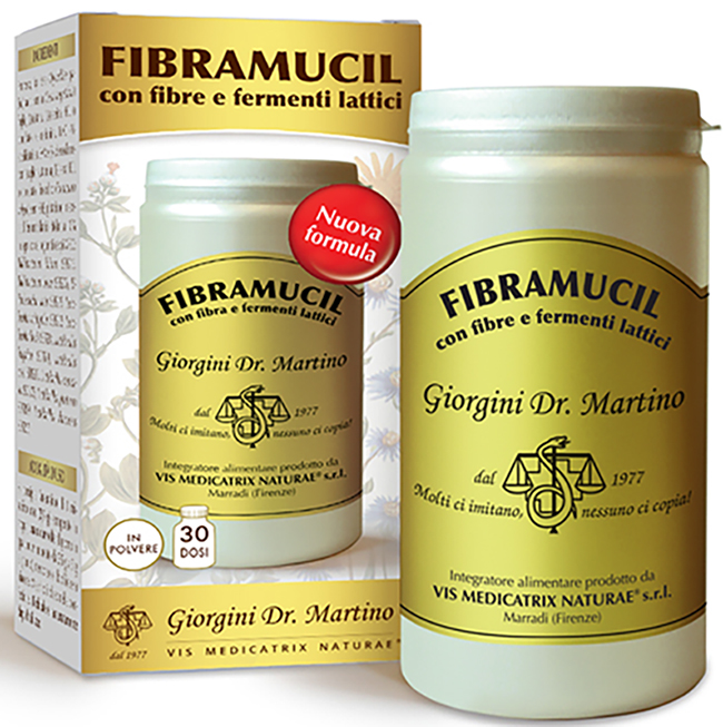 FIBRAMUCIL CON FIBRE E FERMENTI LATTICI POLVERE 120 G - Farmacia Dott. Pasquale Russo