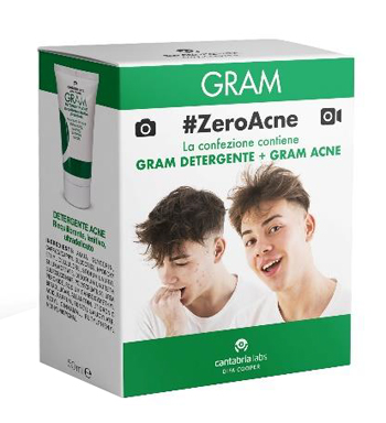 GRAM ZEROACNE 1 GRAM DETERGENTE 50 ML + 1 GRAM ACNE 50 ML - Farmacia Dott. Pasquale Russo