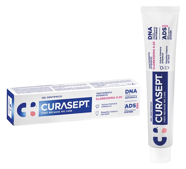 CURASEPT DENTIFRICIO 0,20 75 ML ADS+DNA - Farmacia Dott. Pasquale Russo