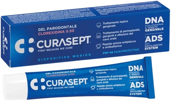 CURASEPT GEL PARODONTALE 0,5% 30 ML ADS + DNA - Farmacia Dott. Pasquale Russo