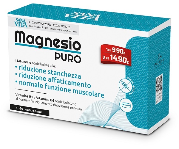 SANAVITA MAGNESIO PURO 60 COMPRESSE - Farmacia Dott. Pasquale Russo