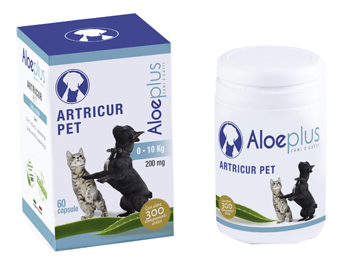 ALOEPLUS ARTRICUR PET CANI/GATTI 0-11 KG 12 G 60 CAPSULE - Farmacia Dott. Pasquale Russo