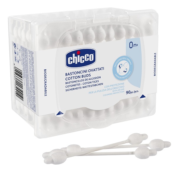 CHICCO BASTONCINI COTONATI 90 PEZZI - Farmacia Dott. Pasquale Russo