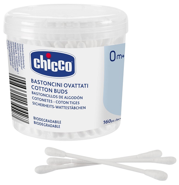 CHICCO BASTONCINI COTONATI 160 PEZZI - Farmacia Dott. Pasquale Russo