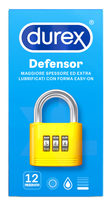 PROFILATTICO DUREX DEFENSOR 12 PEZZI - Farmacia Dott. Pasquale Russo