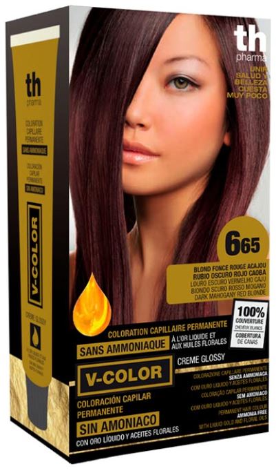 TH PHARMA V COLOR KIT TINTURA SENZA AMMONIACA N 6,65 CON ORO LIQUIDO - Farmacia Dott. Pasquale Russo
