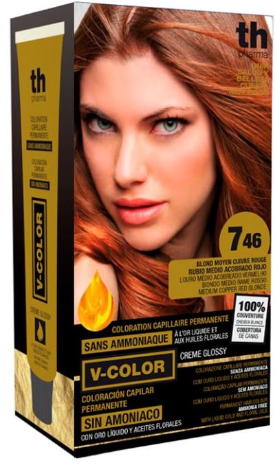 TH PHARMA V COLOR KIT TINTURA SENZA AMMONIACA N 7,46 - Farmacia Dott. Pasquale Russo
