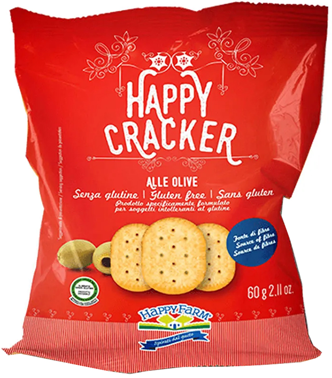 HAPPY FARM CRACKER OLIVE 60 G - Farmacia Dott. Pasquale Russo
