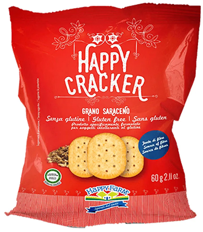 HAPPY FARM CRACKER GRANO SARACENO 60 G - Farmacia Dott. Pasquale Russo