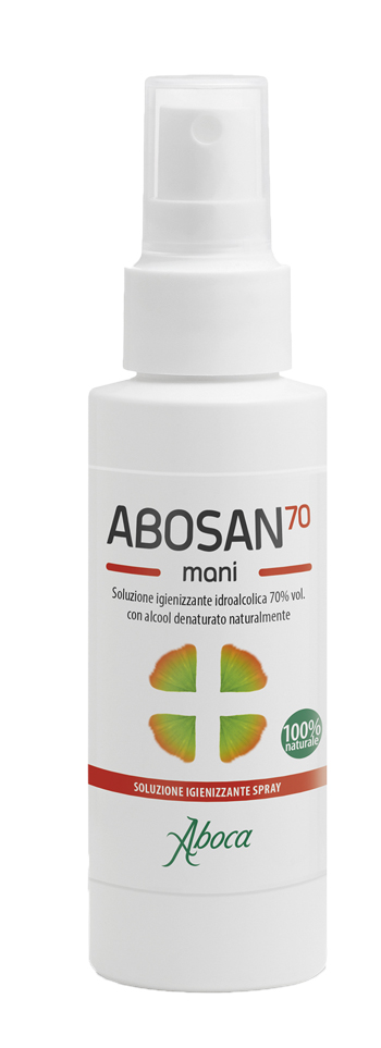 ABOSAN70 SOLUZIONE IGIENIZZANTE MANI 100 ML SPRAY - Farmacia Dott. Pasquale Russo