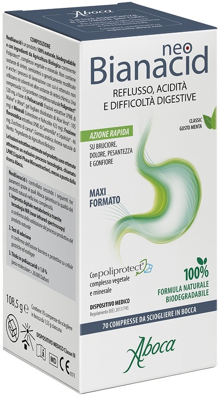 NEOBIANACID 70 COMPRESSE MASTICABILI - Farmacia Dott. Pasquale Russo