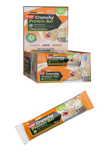 CRUNCHY PROTEINBAR BIRTHDAY CAKE 40 G - Farmacia Dott. Pasquale Russo