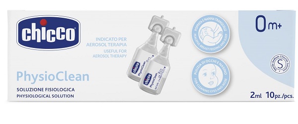 CHICCO SOLUZIONE PHYSIOCLEAN 2 ML 10 PEZZI - Farmacia Dott. Pasquale Russo