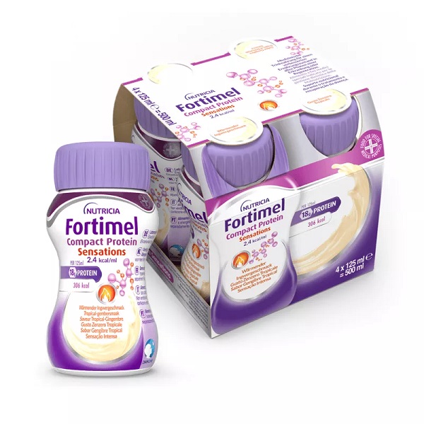 FORTIMEL COMPACT PROTEIN HOT TROPICAL ZENZERO 4 X 125 ML - Farmacia Dott. Pasquale Russo