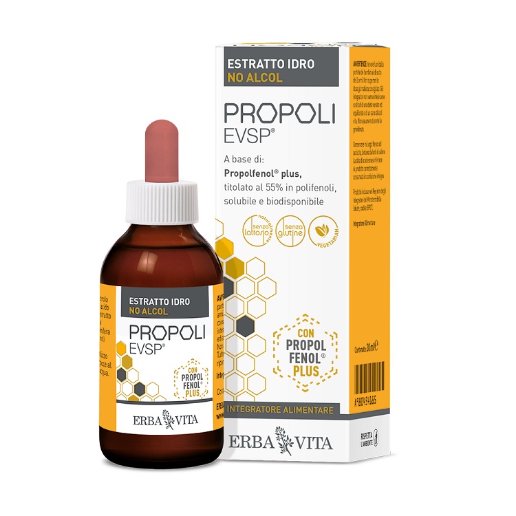 PROPOLI EVSP ESTRATTO IDRO NO ALCOL 30 ML - Farmacia Dott. Pasquale Russo