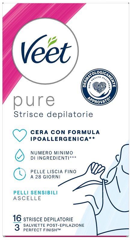 VEET STRISCE ASCELLE IPOALLERGENICHE 16 PEZZI - Farmacia Dott. Pasquale Russo