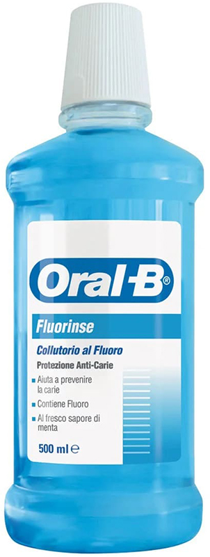 ORALB FLUORINSE COLLUTORIO ANTI CARIE 500 ML - Farmacia Dott. Pasquale Russo