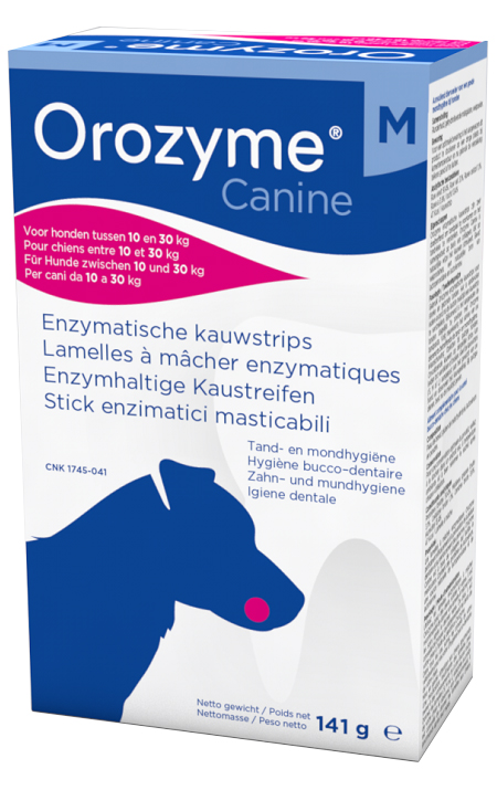 OROZYME CANINE STRISCE ENZIMATICHE MASTICABILI PER CANI DI TAGLIA MEDIA - Farmacia Dott. Pasquale Russo