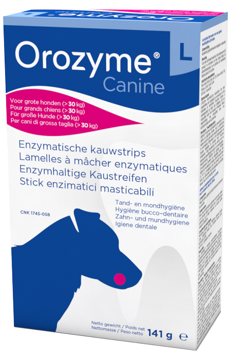 OROZYME CANINE STRISCE ENZIMATICHE MASTICABILI PER CANI DI TAGLIA GRANDE - Farmacia Dott. Pasquale Russo