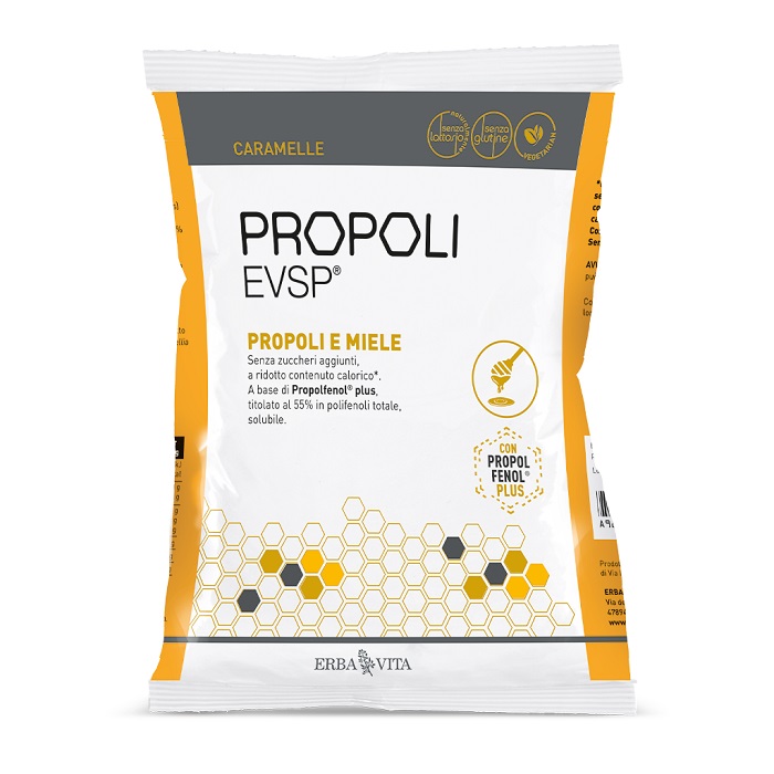 PROPOLI EVSP CARAMELLE PROPOLI MIELE 65 G - Farmacia Dott. Pasquale Russo