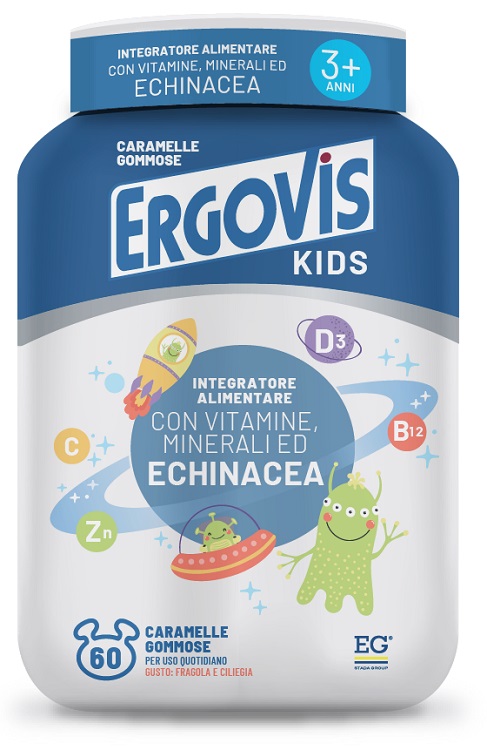 ERGOVIS KIDS 60 CARAMELLE GUSTOSE - Farmacia Dott. Pasquale Russo