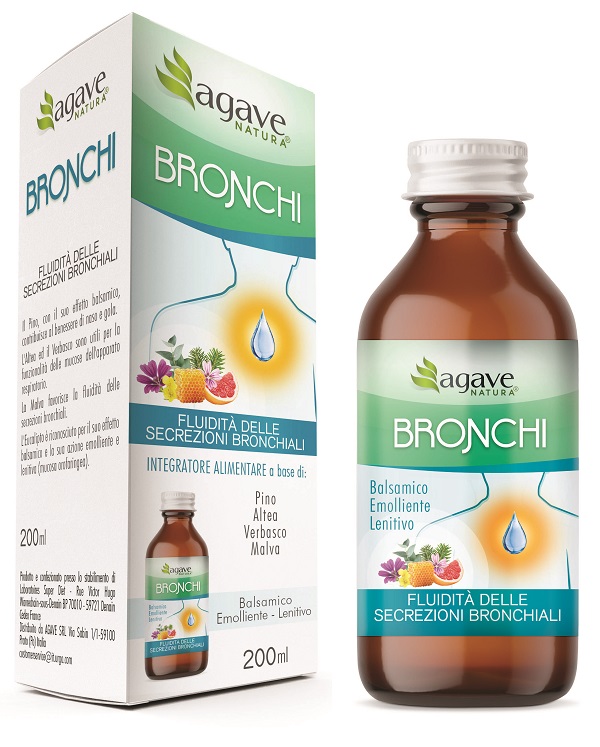 AGAVE NATURA SCIROPPO BRONCHI 200 ML - Farmacia Dott. Pasquale Russo