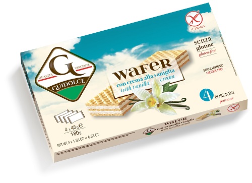 WAFER CON CREMA ALLA VANIGLIA 4 PORZIONI X 45 G - Farmacia Dott. Pasquale Russo