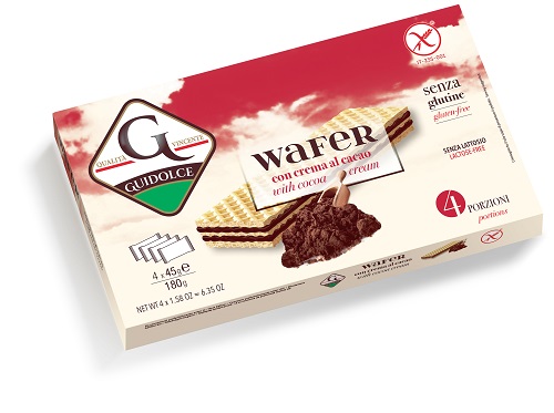 WAFER CON CREMA AL CACAO 4 PORZIONI X 45 G - Farmacia Dott. Pasquale Russo