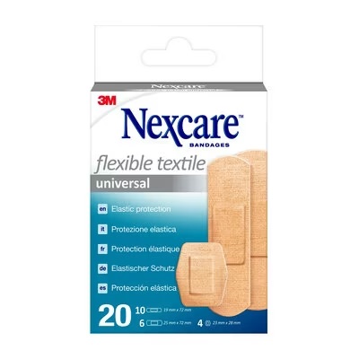 CEROTTO PREPARATO NEXCARE TEXTILE N0420AS ASSORTITI 3 MISURE 10 CEROTTI 19X72MM + 6 CEROTTI 25X72MM + 4 CEROTTI 22,5MM - Farmacia Dott. Pasquale Russo
