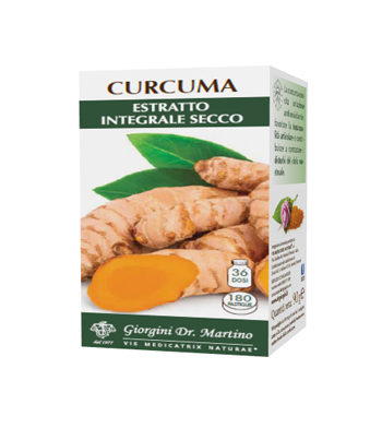 CURCUMA ESTRATTO INTEGRALE SECCO 180 PASTIGLIE - Farmacia Dott. Pasquale Russo
