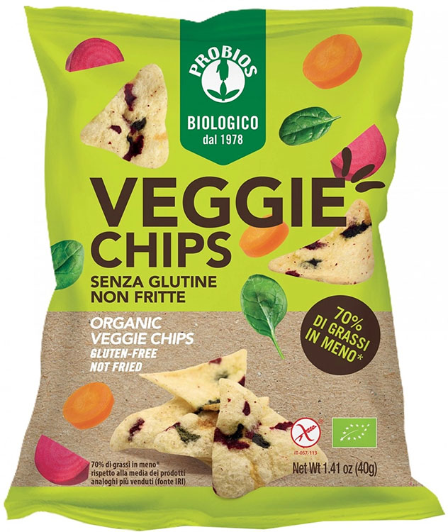 PROBIOS VEGGIE CHIPS 40 G - Farmacia Dott. Pasquale Russo