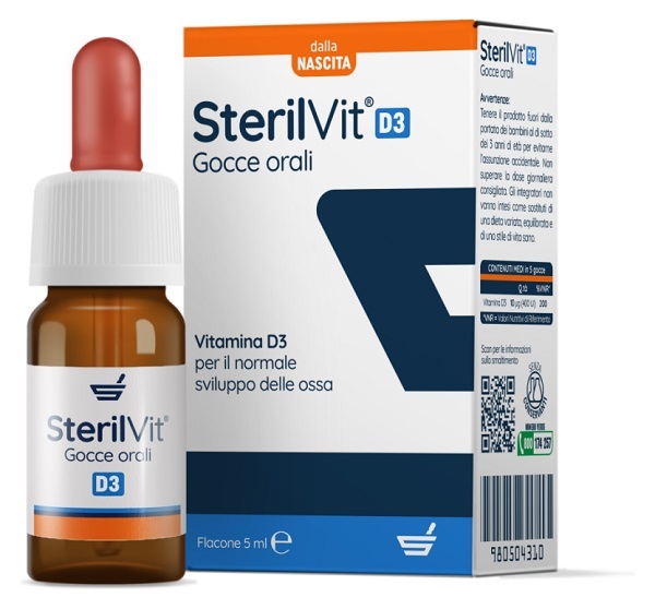 STERILVIT D3 GOCCE 5 ML - Farmacia Dott. Pasquale Russo