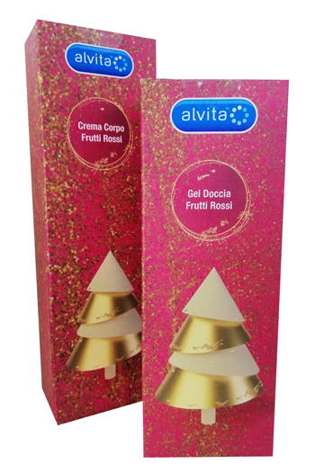 ALVITA GEL DOCCIA NATALE FRUTTI ROSSI 300 ML - Farmacia Dott. Pasquale Russo