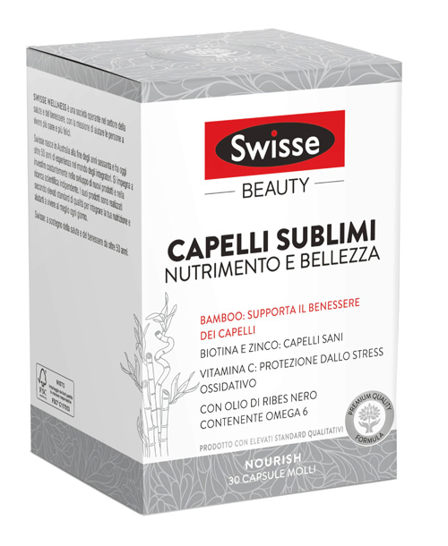 SWISSE CAPELLI SUBLIMI 30 CAPSULE - Farmacia Dott. Pasquale Russo